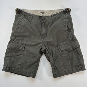 CARHARTT Aviation Cargo Short Ripstop Weave Mens 29 Green Tough Durable Pockets